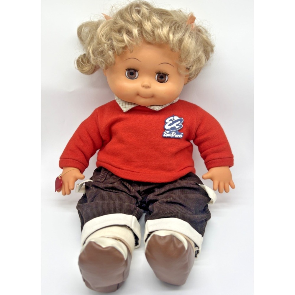 Vintage Emotions Doll Hopscotch Kids 16" Blonde Hair Brown Eyes 1984Mattel